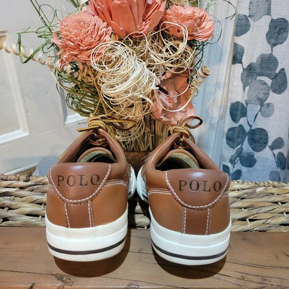 Polo Ralph Lauren Other - Polo Ralph Lauren Vaughn Leather Sneakers